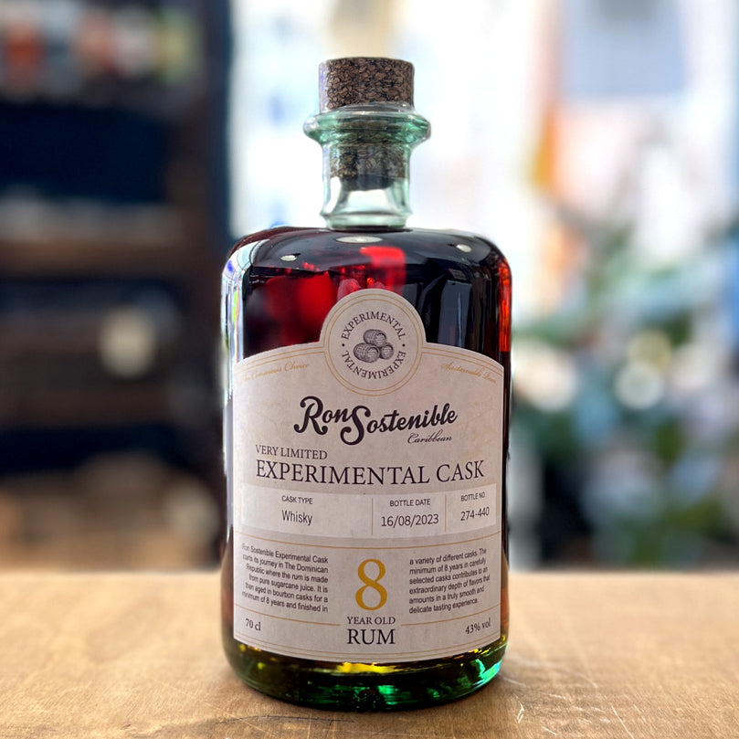 8YO Whisky Cask Ron Sostenible 40%
