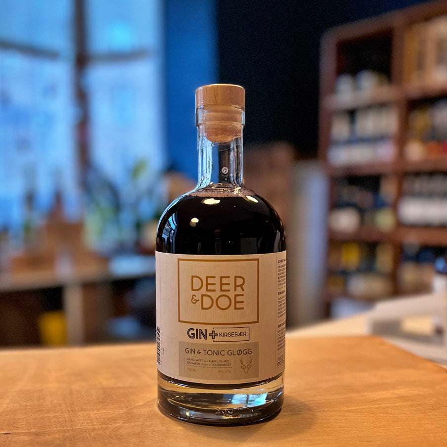 Gin Gløgg med kirsebær, Deer & Doe