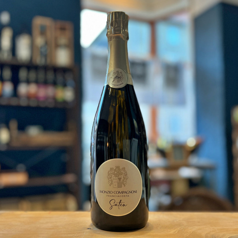 Franciacorta “Saten” Brut, Monzio Compagnoni, Millesimo 2020